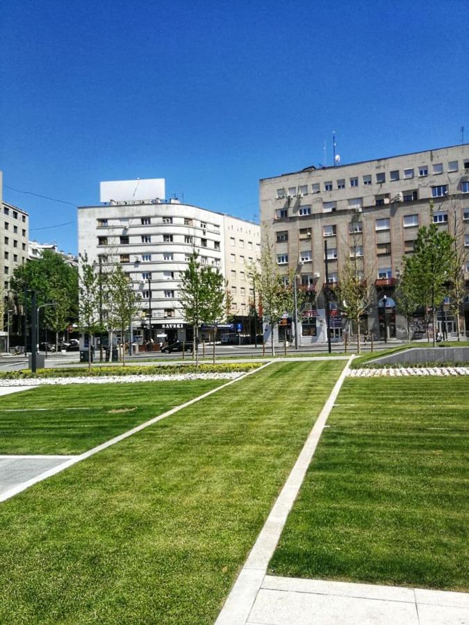 Savski Trg Belgrado Buitenkant foto